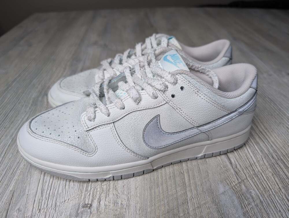 Nike Dunk Low Retro SE 'Winter Storm' Summit White/Metallic Silver size 9.5